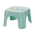 茶花（CHAHUA）小板凳塑料凳 矮凳儿童小凳子浴室洗衣凳家用换鞋凳 印花儿童方凳-绿色（0811）